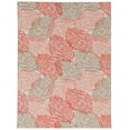 thumbnail image 1 of Linon Home Decor Washable Haylee Area Rug or Runner Collection, Ivory and Coral, 5' x 7', 1 of 13