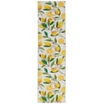 thumbnail image 1 of Linon Home Decor Washable Sumner Area Rug or Runner Collection, Ivory and Yellow, 2' x 8', 1 of 8