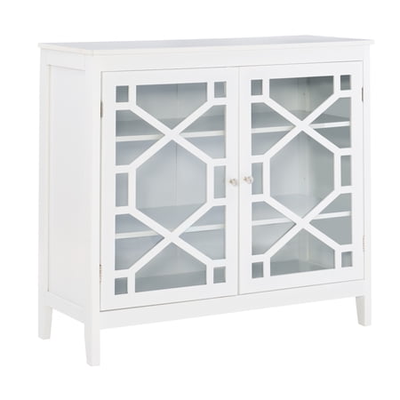 Linon Home Fetti Large Accent Cabinet, Multiple Colors