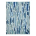thumbnail image 1 of Linon Indoor Outdoor Machine Washable Kai Accent 2'x3' Rug in Blue and Ivory, 1 of 12
