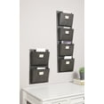 thumbnail image 1 of Linon Industrial Metal Two Slot Mailbox, Gray, Assembled, 1 of 5