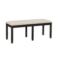 thumbnail image 1 of Linon Jamil Backless Dining Bench, Dark Charcoal, 1 of 8
