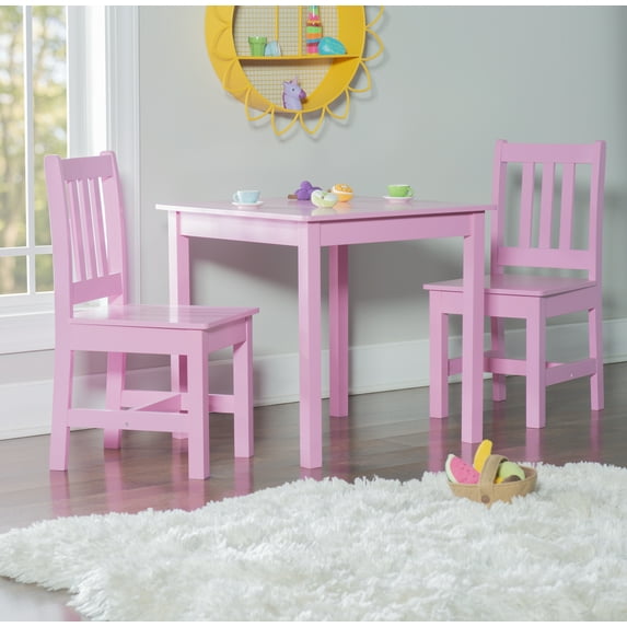 Linon Jaydn Kids Table and Two Chairs, Multiple Colors