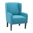 thumbnail image 1 of Linon Jerika Wingback Accent Chair Teal, 1 of 1
