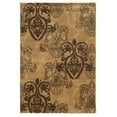 thumbnail image 1 of Linon Jewel Floral Flowers Transitional Area Rug, Beige, 1 of 3