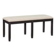 thumbnail image 1 of Linon Jordan Wood Backless Bench in Dark Charcoal Gray, 1 of 13