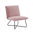 thumbnail image 1 of Linon Kelvin Sherpa Blush Chair, 1 of 10