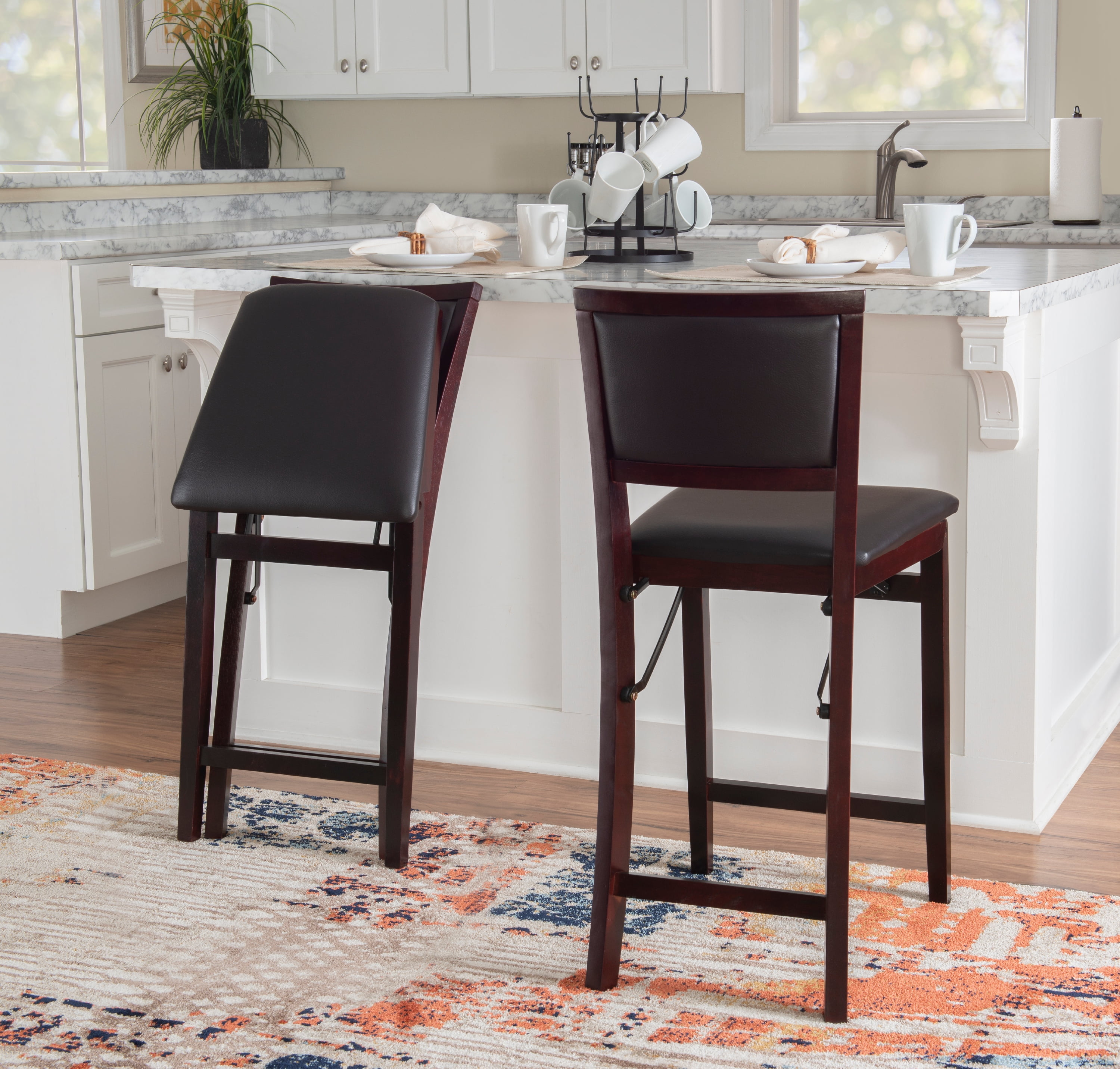 Espresso counter height sale stools