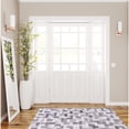 thumbnail image 1 of Contemporary Home Living 3' x 5' Interlocking Mosaic Patchwork Area Throw Rug - Gray and Cream, 1 of 8