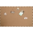 thumbnail image 1 of Linon Burlap Nailhead Corkboard, Large Size, Assembled, 1 of 3
