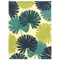 thumbnail image 1 of Linon Le Soleil Spring Hand Hooked Polypropylene 5'x7' Rug in Blue, 1 of 5