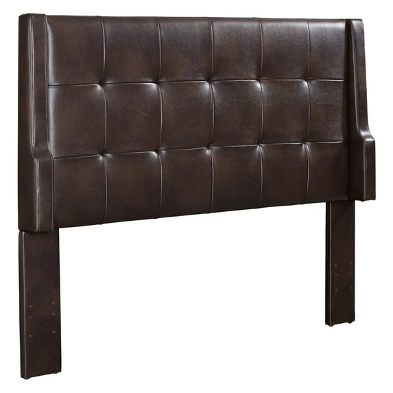 Linon Lenna Headboard, Sable, Button Tufted Accents, Multiple Sizes