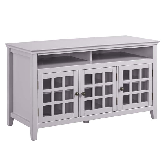 Linon Leslie Media Cabinet, Ample Interior Storage Space, Multiple Colors