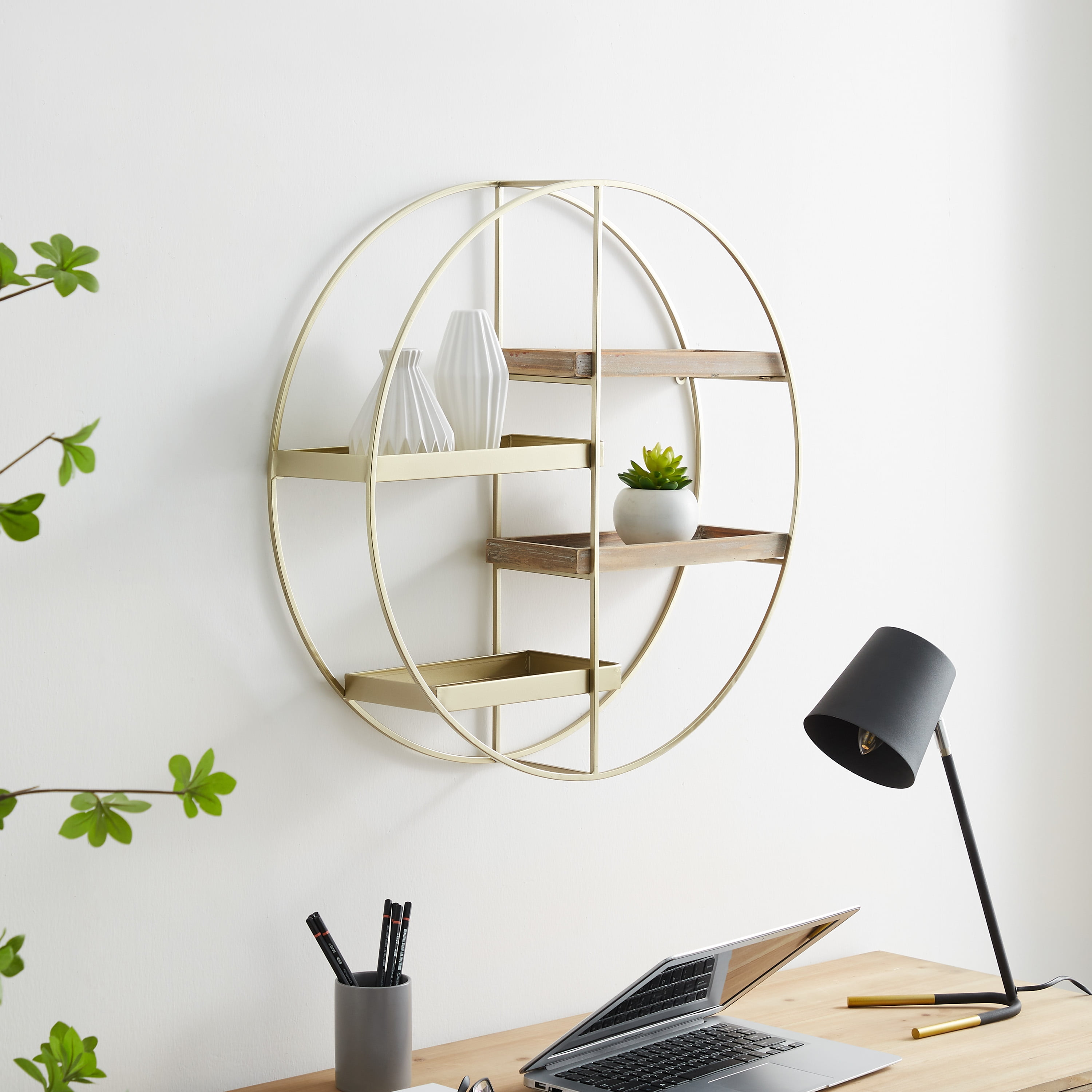 Hangman 2.5 in. H X 24 in. W X 4.63 in. D Black Aluminum Floating Shelf Hangman 2.5 in. H X 24 in. W X 4.63 in. D Black Aluminum Floating Shelf