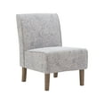 thumbnail image 1 of Linon Lily Slipper Accent Chair, Stone Gray Seashell and Sand Dollar Pattern, 1 of 12