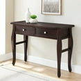 thumbnail image 1 of Linon Linon Rio Grand Two-Drawer Console Table, Espresso Brown, 1 of 11