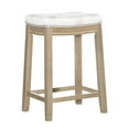 thumbnail image 1 of Linon Claridge 26" Backless Wood Counter Stool, Rustic Brown/Coastal, Includes 1 Stool, 1 of 5