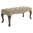 thumbnail image 1 of Linon Loire Cabriolet Washed Bench, 17.7 inch Seat Height, Multiple Colors, 1 of 3