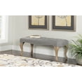 thumbnail image 1 of Linon Loire Cabriolet Washed Bench, 17.7 inch Seat Height, Multiple Colors, 1 of 7