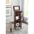 thumbnail image 1 of Linon Madison Jewelry Armoire, Dark Walnut, 1 of 14