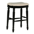 thumbnail image 1 of Linon Martha 30" Backless Bar Stool, Black, 1 of 6