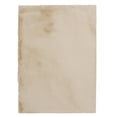 thumbnail image 1 of Linon Maven Faux Rabbit Sand 3' X 5' Rectangle Area Rug RUGFR0135, 1 of 6