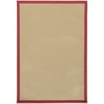 thumbnail image 1 of Linon McClure Machine Tufted Polypropylene 13'x16' Rug in Natural and Red, 1 of 5