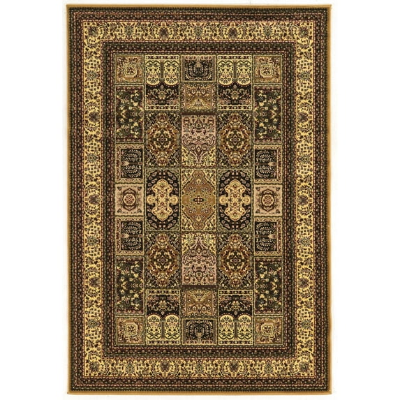 Linon McKinley Baktiyari Power Loomed Polypropylene 8' X 10' Rug in Cream