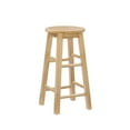 thumbnail image 1 of Linon McMullen 24" Backless Indoor Round Counter Stool, Natural, 1 of 9