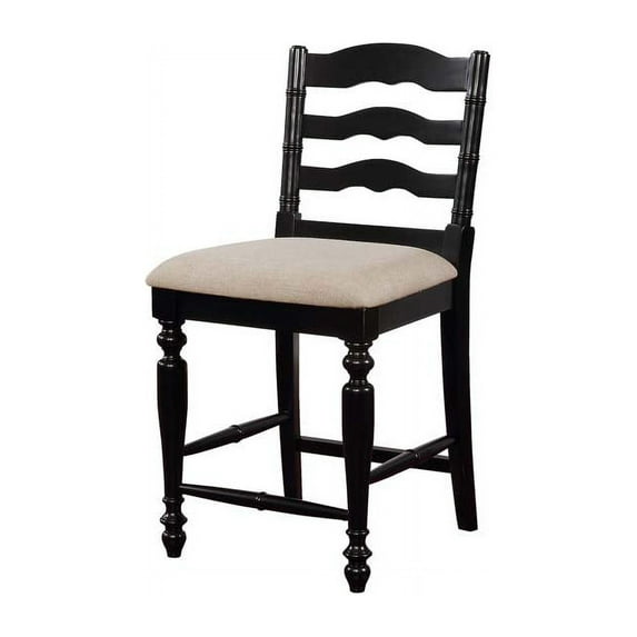 Linon Melva Counter Stool, 24 inch Seat Height, Multiple Colors