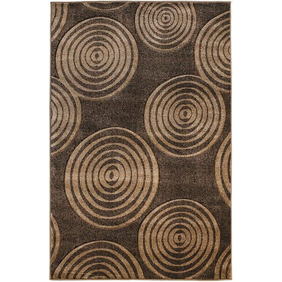 Linon Milan Collection, 5 x 7.7, Brown