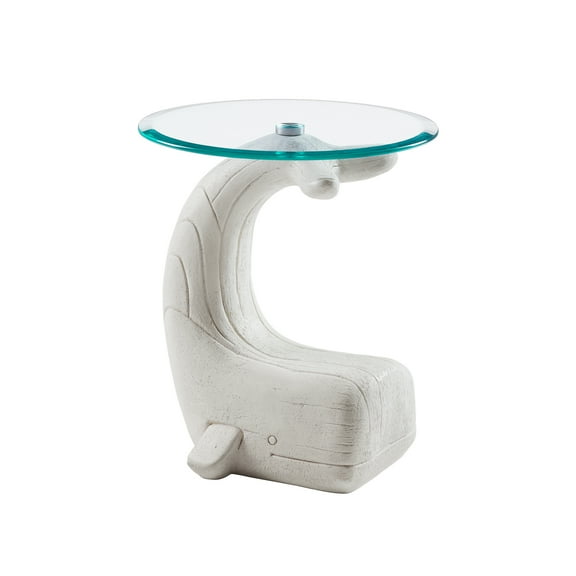 Linon Moby Whale Side Table White