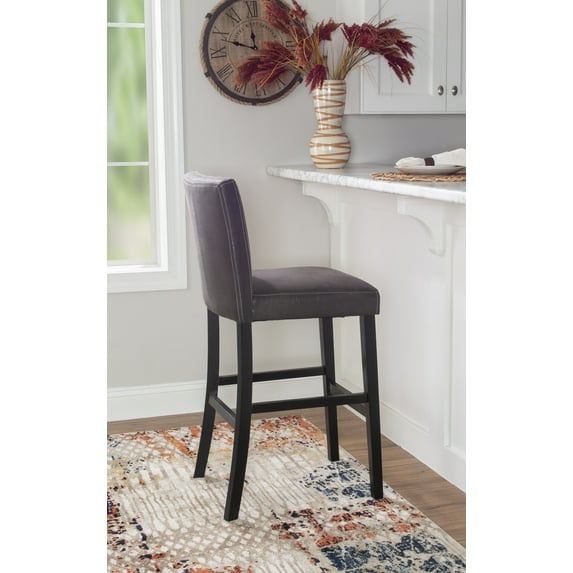 Linon Morocco Bar Stool, 30 inch Seat Height, Multiple Colors