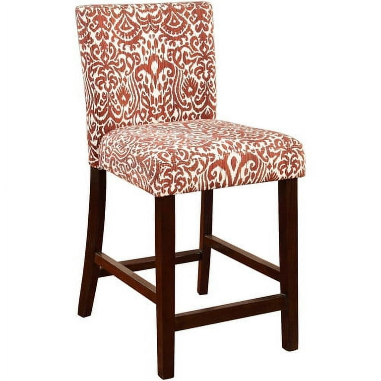 Linon Morocco Full Back Wood Counter Stool, 24