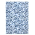 thumbnail image 1 of Linon Motif Printed Faux Rabbit Blue 8' X 10' Rectangle Area Rug RUGPR0381, 1 of 6