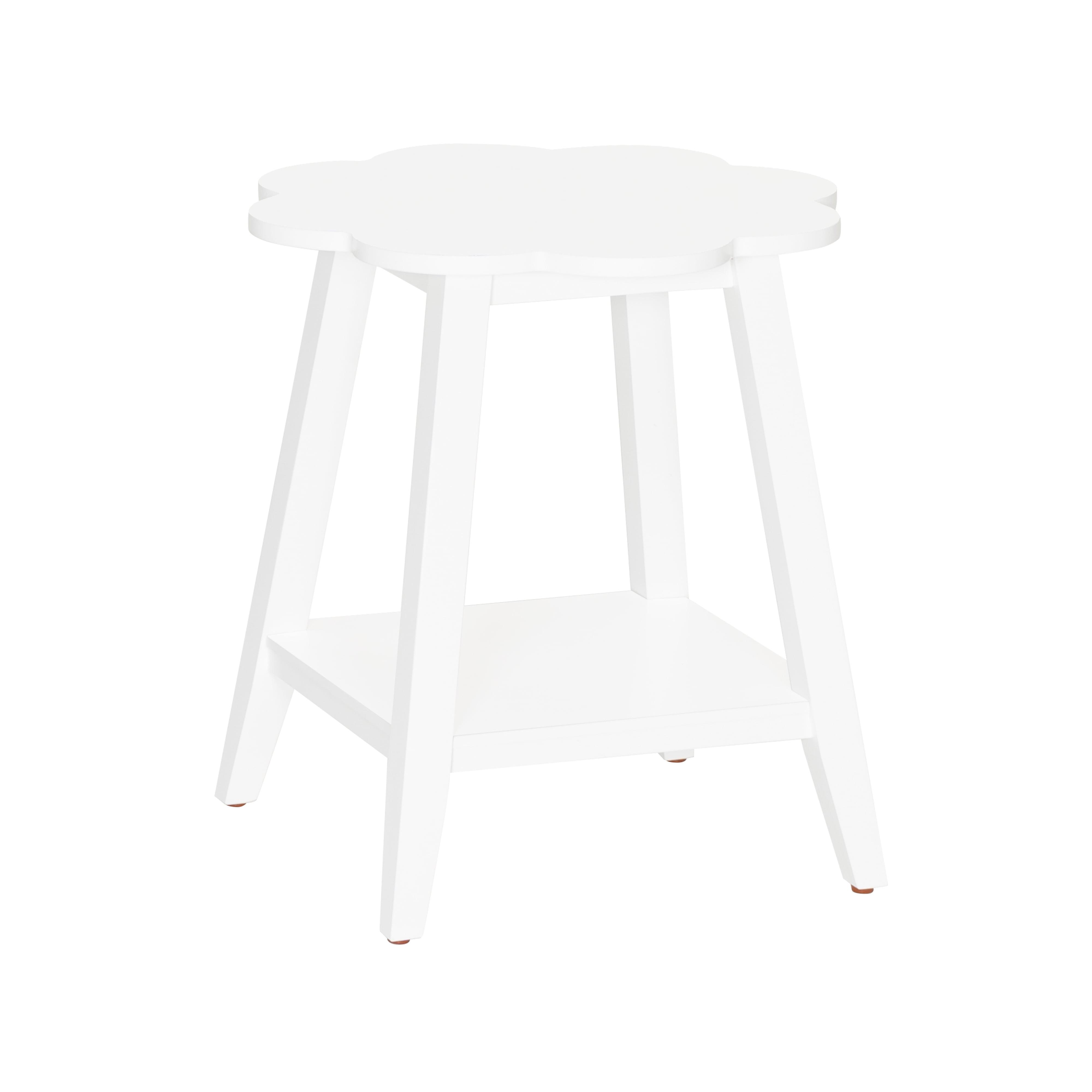 Linon Natalia Kids White Flower Side Table - Walmart.com