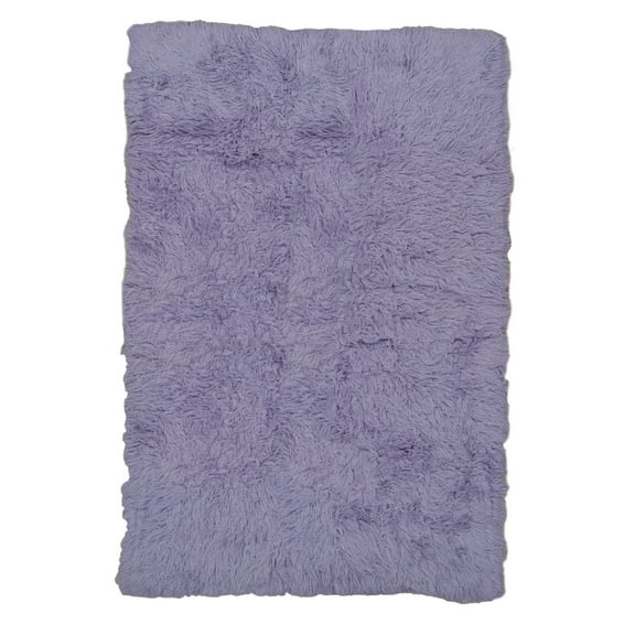Linon New Flokati 1400 gram Area Rug Collection, Pastel Violet, 2.4' x 4.3'