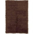 thumbnail image 1 of Linon  New Flokati Flat Woven Area Rug - Cocoa - 5 x 8 ft., 1 of 1