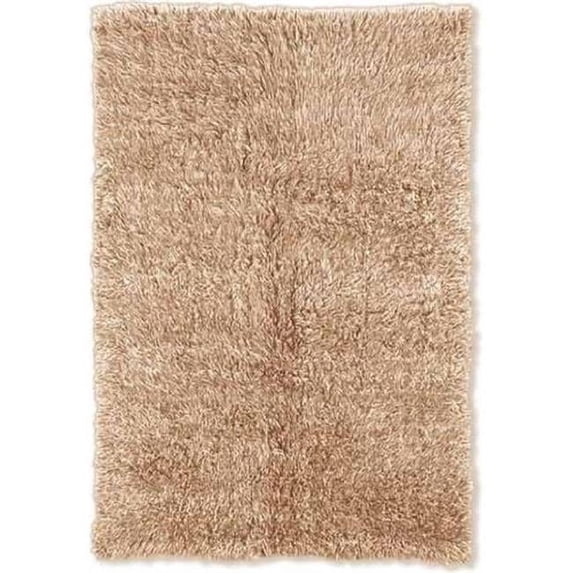 Linon New Flokati Flat Woven Area Rug - Tan - 3' 6in. x 5' 6in.