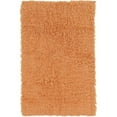 thumbnail image 1 of Linon New Flokati Hand Woven Wool 5'x8' Rug in Sherbet Orange, 1 of 8