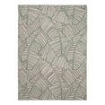 thumbnail image 1 of Linon Outdoor Washable Apia Polyester Area 5'x7' Rug in Ivory and Green, 1 of 8