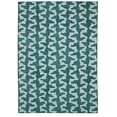 thumbnail image 1 of Linon Outdoor Washable Area Rug Collection, Aqua and Green, 3' x 5', 1 of 7