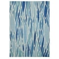 thumbnail image 1 of Linon Outdoor Washable Area Rug Collection, Blue and Ivory, 7' x 9', 1 of 8