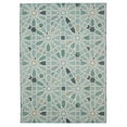 thumbnail image 1 of Linon Outdoor Washable Area Rug Collection, Green and Ivory, 2' x 3', 1 of 8