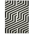 thumbnail image 1 of Linon Outdoor Washable Area Rug Collection, Ivory and Black, 7' x 9', 1 of 9