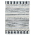 thumbnail image 1 of Linon Outdoor Washable Area Rug Collection, Ivory and Blue, 7' x 9', 1 of 8