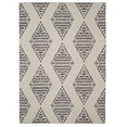 thumbnail image 1 of Linon Outdoor Washable Area Rug Collection, Ivory and Brown, 3' x 5', 1 of 8