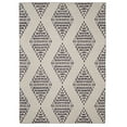 thumbnail image 1 of Linon Outdoor Washable Area Rug Collection, Ivory and Brown, 7' x 9', 1 of 8