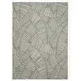 thumbnail image 1 of Linon Outdoor Washable Area Rug Collection, Ivory and Green, 2' x 3', 1 of 7
