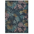 thumbnail image 1 of Linon Outdoor Washable Area Rug Collection, Navy and Gold, 7' x 9', 1 of 9